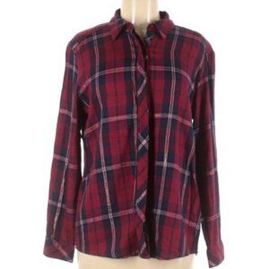 Kut from the Kloth Long Sleeve Plaid Shirt